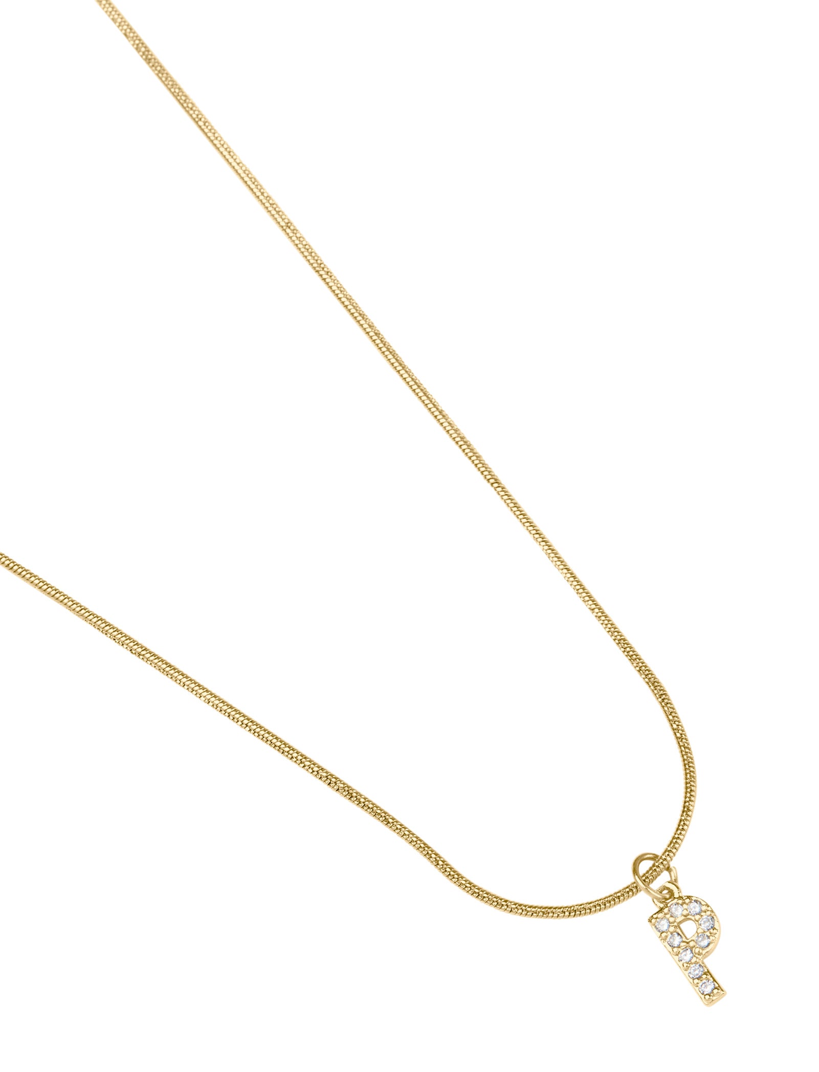 Pastiche  Initial Necklace (A-Z) - J1194YGCZ/P_45